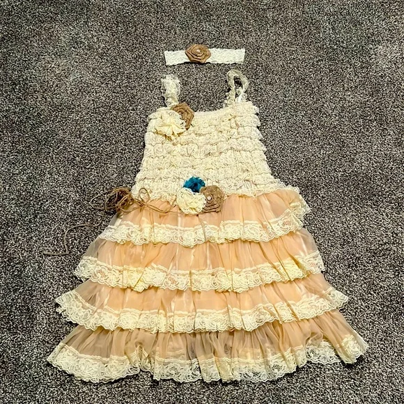 Dresses | Youth 4x Vintagefarm Style Flower Girl Dress | Poshmark
